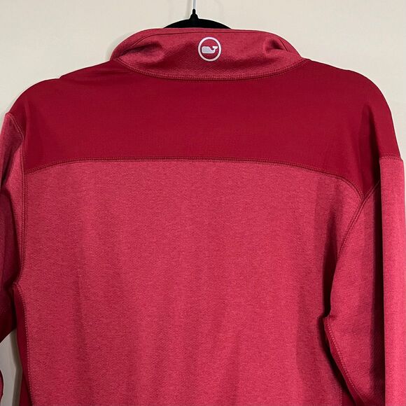Vineyard Vines Performance Red Quarter Zip Pullover size XS - Picture 3 of 6